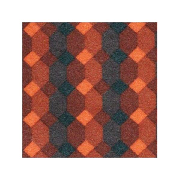 Jeu de garniture sièges et banquette 2cv damier rouge symétrique