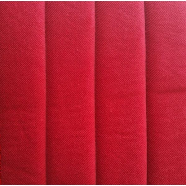 Jeu de garnitures pour 2 banquettes AMI6 velours uni rouge
