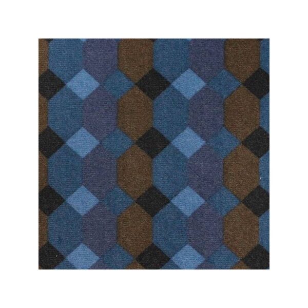 Jeu de garnitures pour 2 banquettes av/ar 2cv damier bleu