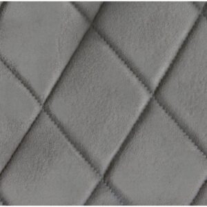 Jeu de garnitures pour 2 banquettes AV / AR 2cv gris charleston SANS RABAT — réf. 002641