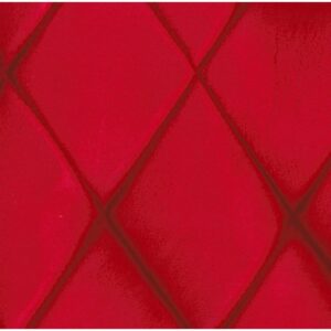 Jeu de garnitures pour 2 banquettes AV et AR 2cv rouge à losange — réf. 003208