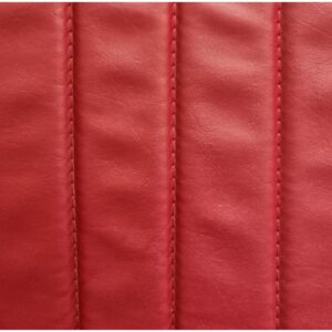 Jeu garnitures sieges banquette 2cv skai Bordeaux Asymetrique — réf. 002963
