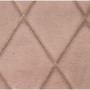 Jeu garnitures sièges et banquette 2cv beige à losange asymetrique — réf. 002643