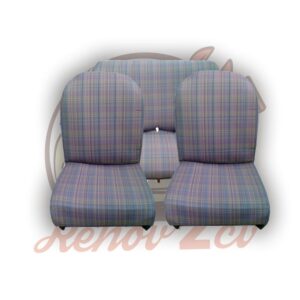 Jeu garnitures sieges et banquette 2cv ecossais symetrique