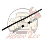 Jonc pare chocs AV / AR  2cv et Dyane noir nouveau modele +fixations — réf. 000425