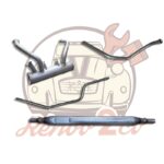 Kit d’échappement 2cv6 dyane6 ami8 moteur 602cc — réf. 003076