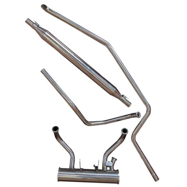 Kit échappement en INOX pour 2CV6  DYANE 6 et AMI 8