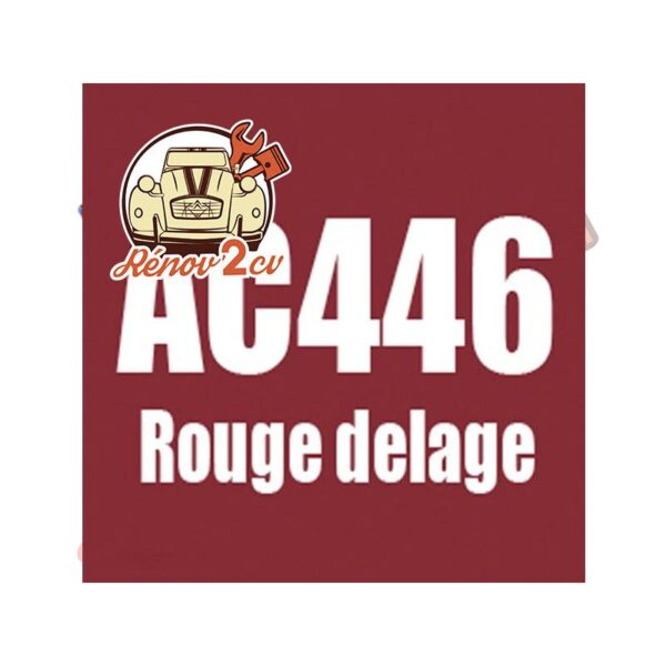 kit peinture 2cv ac446 gka eka rouge delage 1.3 kilos