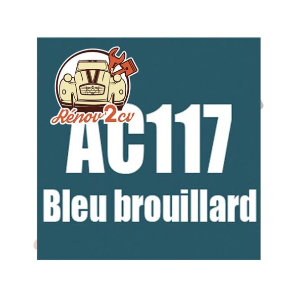 kit peinture 2cv ac bleu brouillard ac117 1.3 kilos