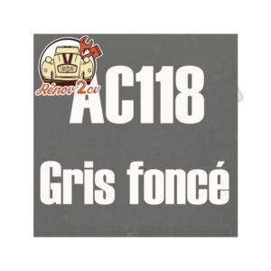 kit peinture 2cv AC 118 gris fonce 1.3 kilos