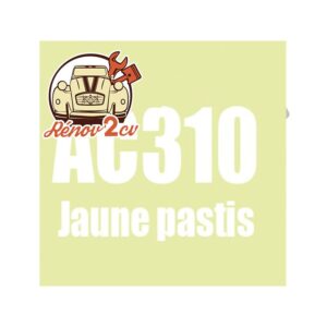 kit peinture 2cv ac 310 jaune pastis 1.3 kilos