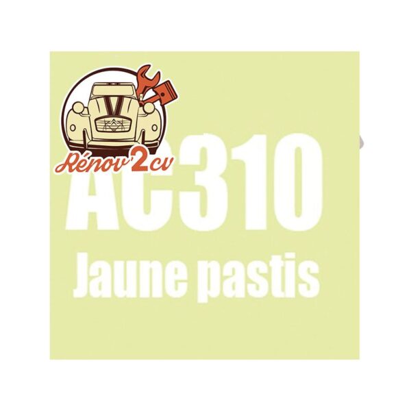 kit peinture 2cv ac 310 jaune pastis 1.3 kilos