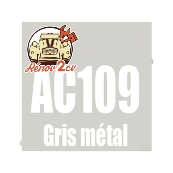 kit peinture 2cv ac109 gris metal 1kilo