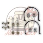Kit ressort de rappel frein arriere pour 2cv Méhari Dyane Acadiane — réf. 000387