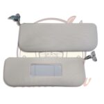 Lot de 2 pare soleil gris gaufré avec support pour 2cv — réf. 002410