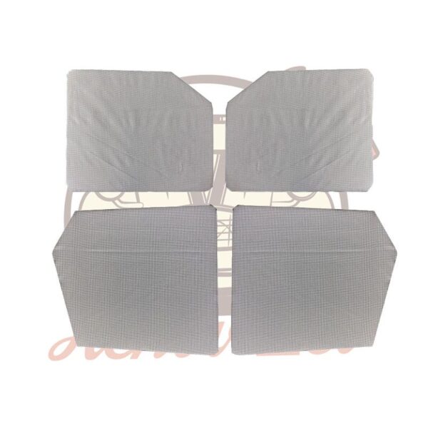 Lot de 4 panneaux de porte pied de poule noir 2cv SUICIDE AVANT 64