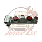 Maitre cylindre double circuit 2cv méhari dyane m8x125 lockheed — réf. 000103