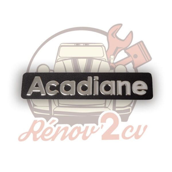Monogramme adhesif "acadiane "