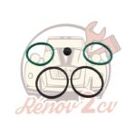 Necessaire de réparation étrier LHM qualité supérieure partielle 2cv Méhari Dyane Acadiane — réf. 003816