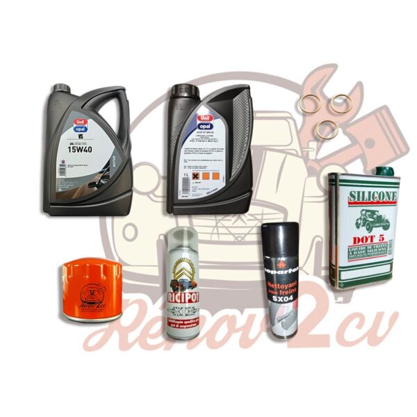 Pack entretien 2CV modèle DOT5