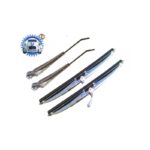 Pack essuie glace Dyane Acadiane 28cm INOX  à clipser sur bras INOX — réf. 003089