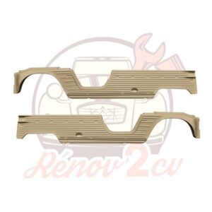 Panneau lateral droit avec ailerons Méhari BEIGE — réf. 004046BEIGE