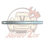 Pare chocs arrière ETROIT 2cv Dyane GRIS AC140 peint en France QUALITE SUPERIEURE — réf. 000015
