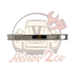 Pare chocs arrière LARGE 2cv et Dyane inox poli — réf. 003414