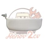 Pare Soleil gris pour 2CV AZAM Côté conducteur avec support — réf. 005172