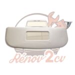 Pare Soleil gris pour 2CV AZAM Côté passager avec support — réf. 005173
