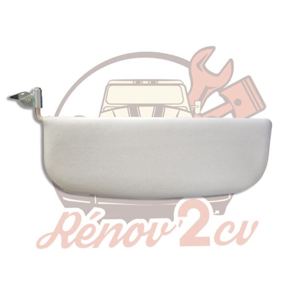 Pare Soleil gris pour 2CV AZAM Côté conducteur avec support