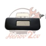 Pare soleil noir pour 2cv coté passager avec support — réf. 000185