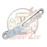 Patte de fixation d’alternateur INOX pour 2cv Méhari Dyane Acadiane — réf. 001048