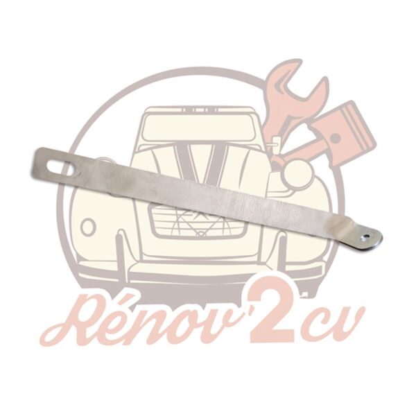 Patte de renfort INOX arrière pour filtre à air plastique de 2cv