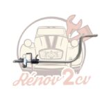 Poignée de siège avant droite 2CV complète avec ressort — réf. 005329