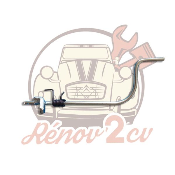 Poignée de siège avant droite 2CV complète avec ressort