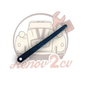 Poignee noire de porte arriere 2cv ou patte maintien ceinture securite
