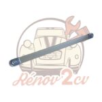 Poignée souple en caoutchouc gris de porte de 2cv avant — réf. 000886