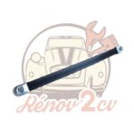 Poignée souple en caoutchouc noir pour porte de 2cv avant — réf. 000885