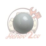 Pommeau de levier de vitesse blanc sans bague — réf. 002660