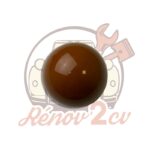 Pommeau de levier de vitesse marron sans bague — réf. 002661