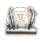 Pot échappement sous boite 2cv4 / Dyane 4 — réf. 003071