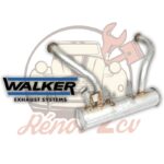 Pot echappement sous boite 2cv6 mehari dyane 6 acadiane ENTRAXE 480/490mm WALKER — réf. 000302