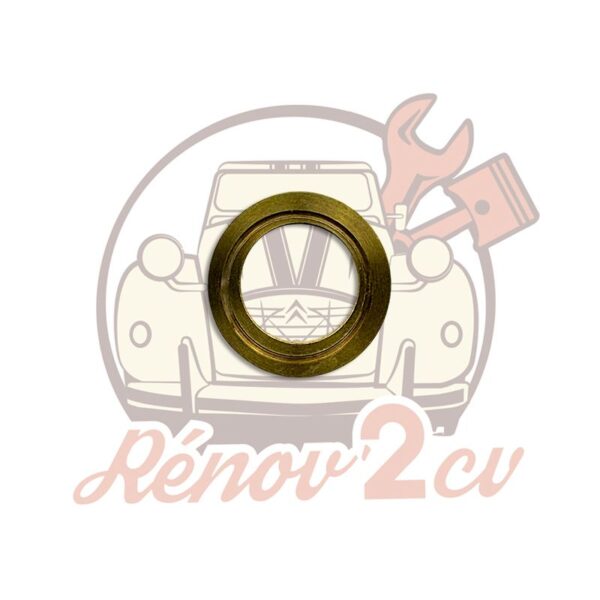 Rondelle bronze rainuré pour calage axe de pivot 2CV Méhari Dyane