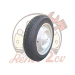 Roue complete 125/15 RENOV2CV 2cv dyane blanche — réf. 003557