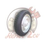 Roue complete 125/15 RENOV2CV 2cv dyane gris rose — réf. 001021