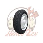Roue complète 135/15 MICHELIN ZX 2cv mehari dyane acadiane blanche — réf. 003559