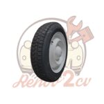 Roue complète 135/15 MICHELIN ZX 2cv méhari dyane acadiane gris rose — réf. 003556