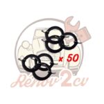 Sachet de 50 elastiques siege 2cv QUALITE SUPERIEURE — réf. 002578