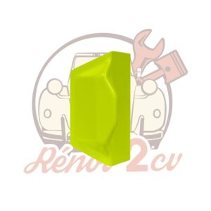 Support de gache droit / gauche ancien modèle Méhari JAUNE — réf. 004051JAUNE/AM